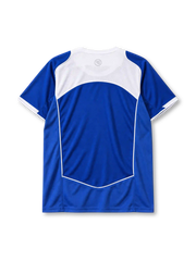 Brazil 2004 away jersey Nike front view blue five star crest