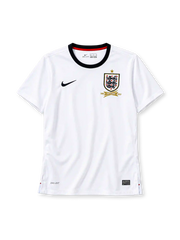 England 2013 home jersey Nike front view white 150 years crest