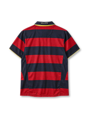 Arsenal 2007-08 third jersey Nike front view maroon navy stripes