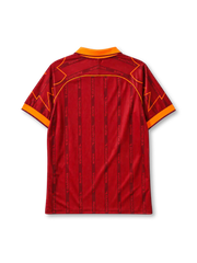 AS Roma 1999-2000 home jersey Diadora front view red orange wing sleeves