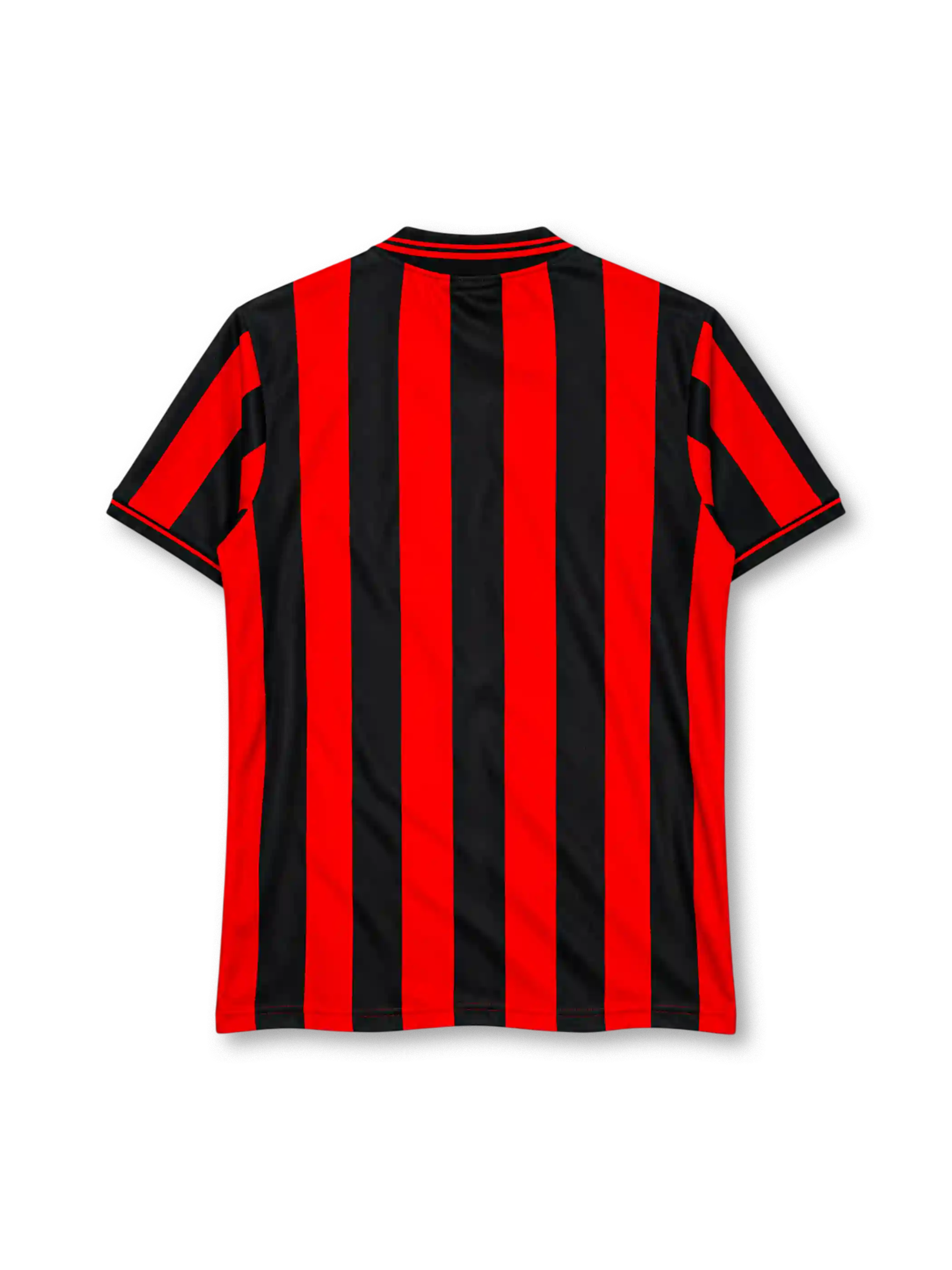 AC Milan 1996-97 home jersey Lotto front view red black stripes