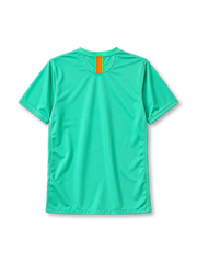 FC Barcelona 2010-11 away jersey Nike front view mint green Unicef