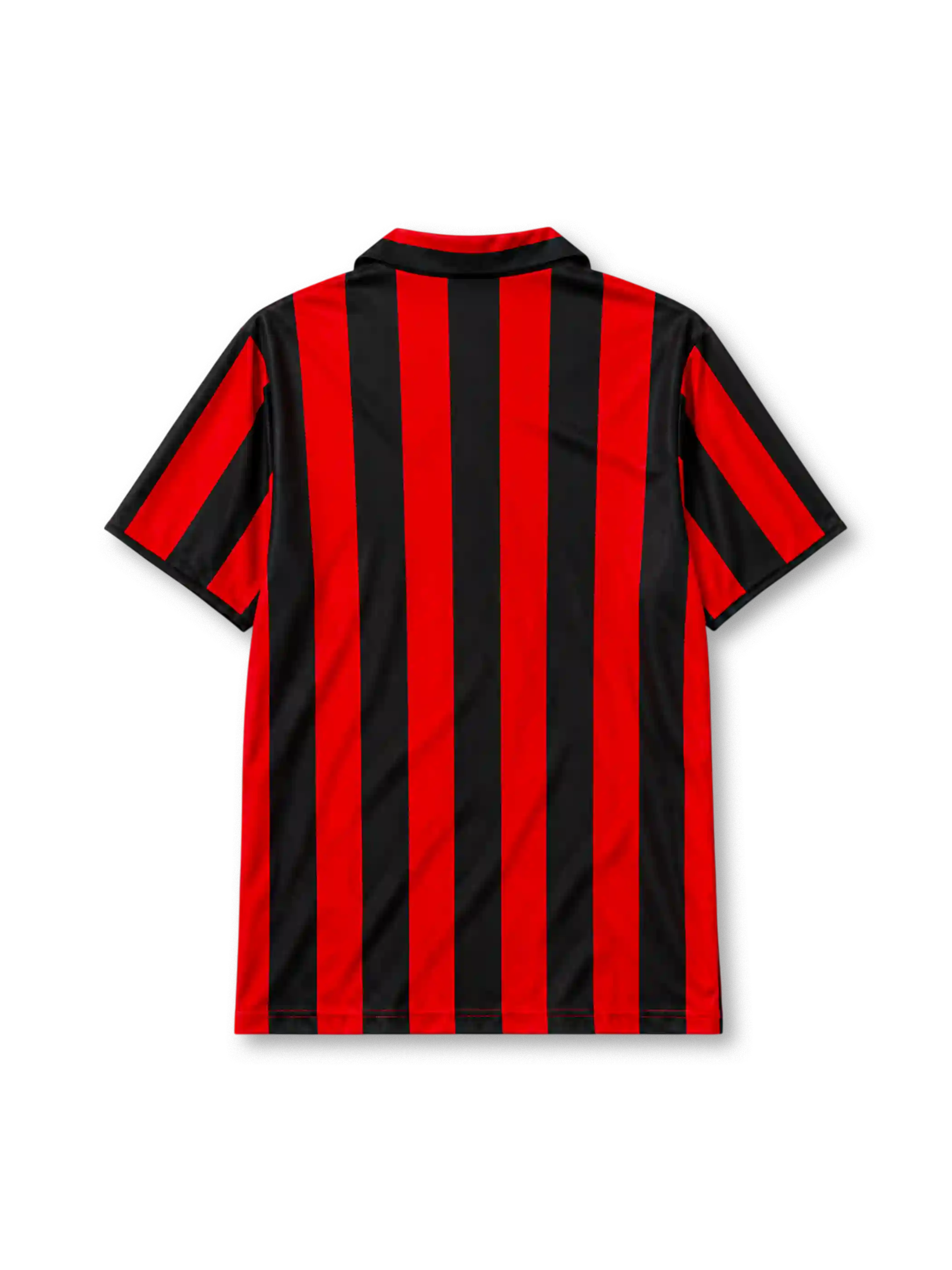 AC Milan 1988/89 home football jersey by Kappa with Mediolanum sponsor logo and scudetto shield