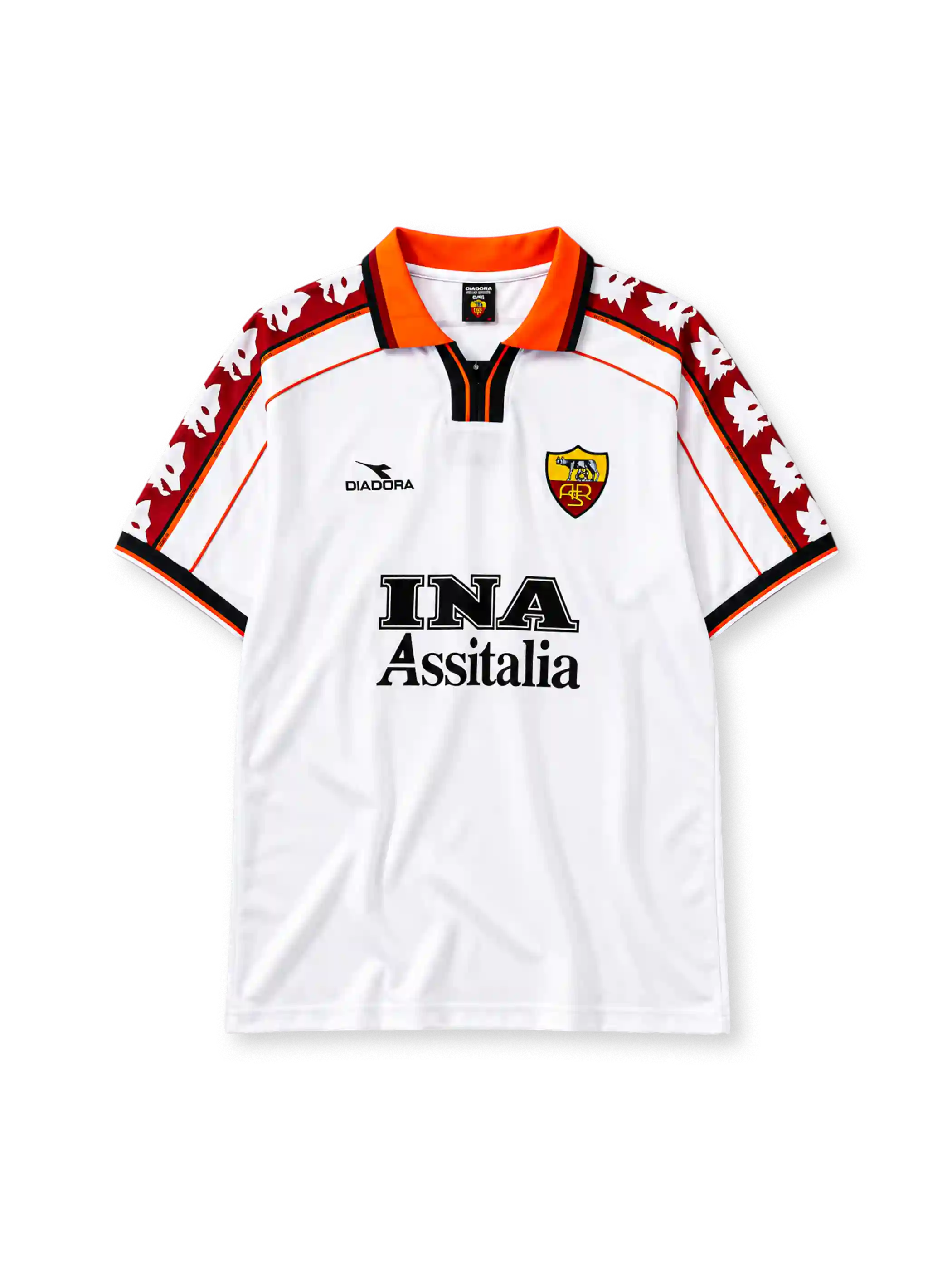 AS Roma 1998/99 away football jersey by Diadora with INA Assitalia sponsor logo