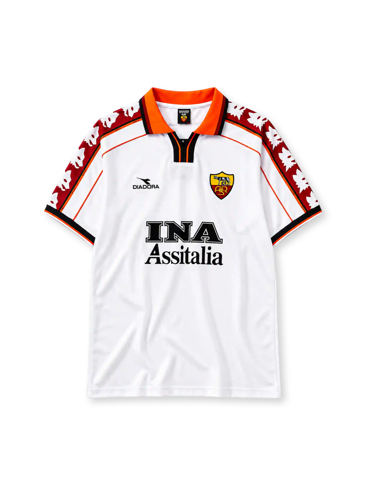 AS Roma 1998/99 away football jersey by Diadora with INA Assitalia sponsor logo