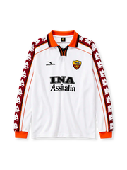 AS Roma 1998/99 long-sleeve away football jersey by Diadora with INA Assitalia sponsor logo