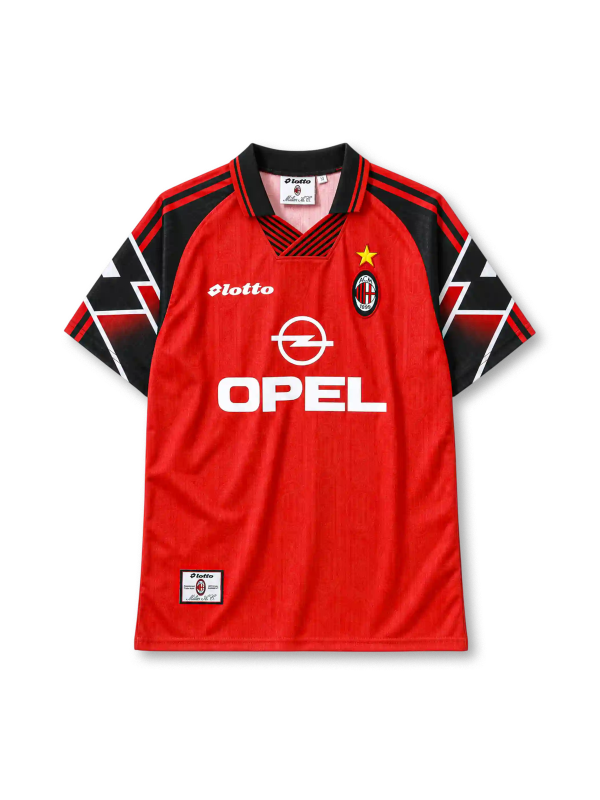 AC Milan 1997/98 third football jersey by Lotto with Opel sponsor logo