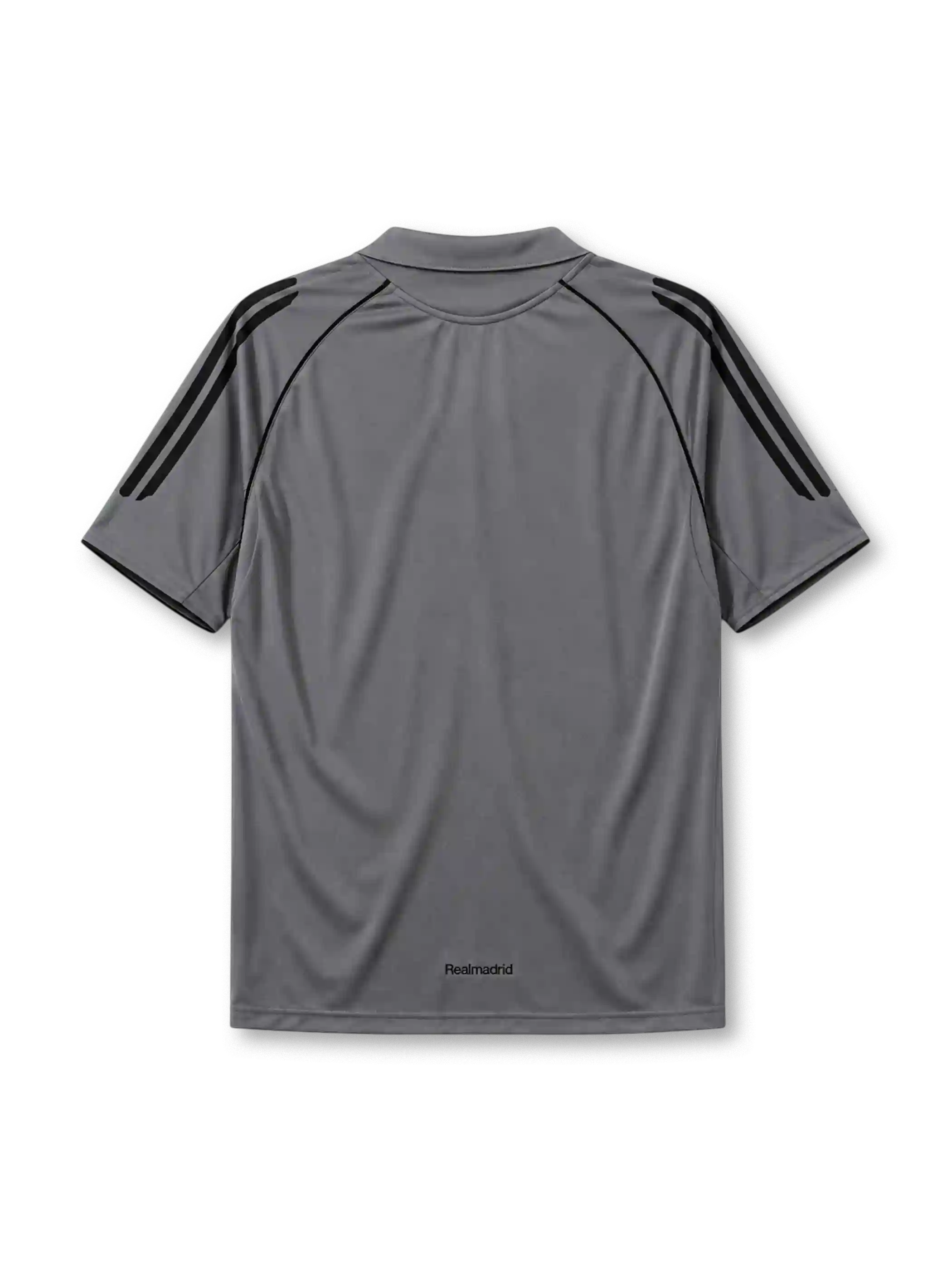 Real Madrid 2005-06 third jersey in grey with Siemens sponsor and Adidas ClimaCool branding