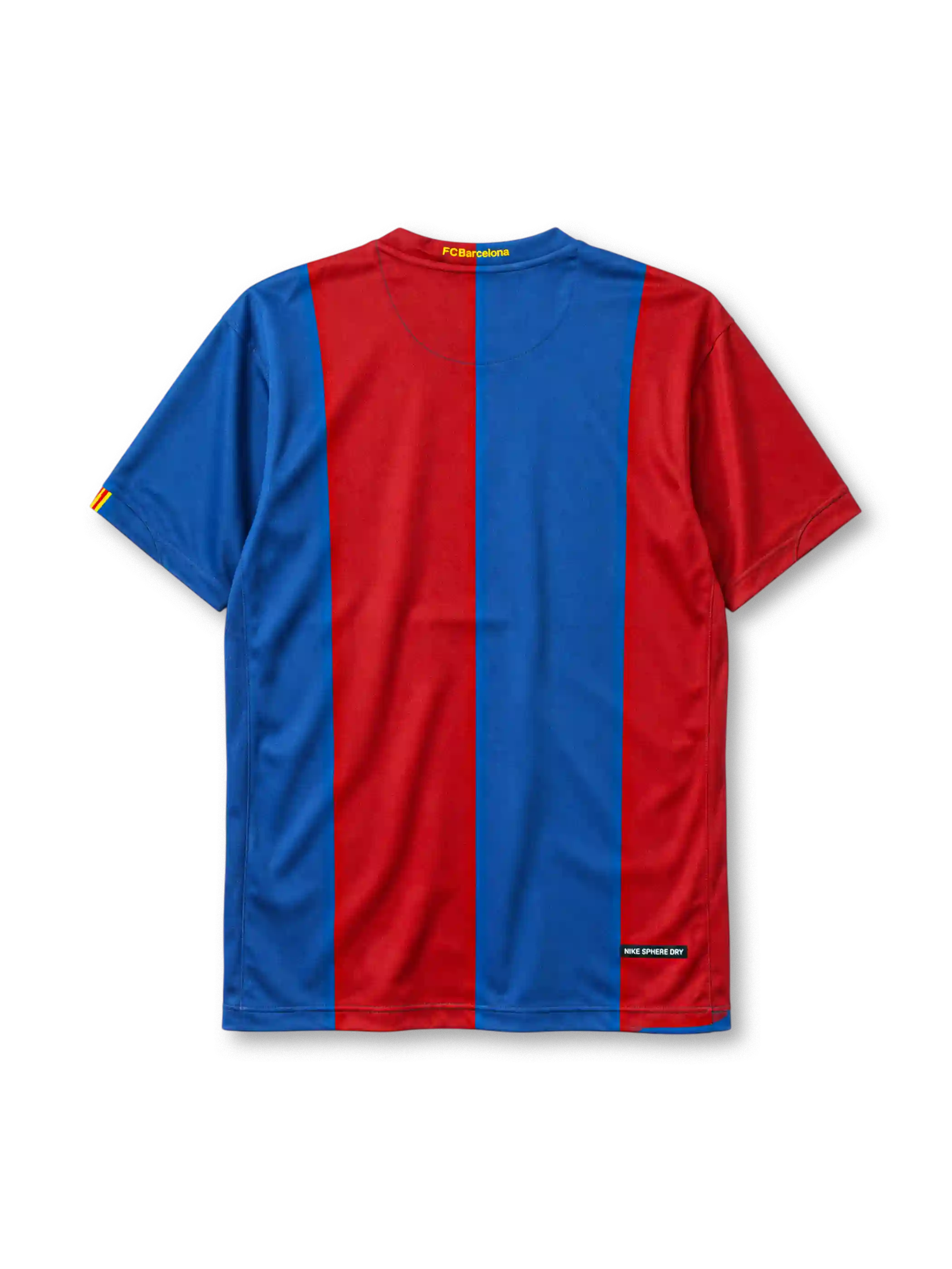 FC Barcelona 2006-07 home jersey with blue and red stripes and Nike branding