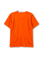 Netherlands 2008 home jersey in orange with KNVB lion crest and tricolor collar trim