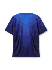 Netherlands 2014 away jersey Nike front view blue chevron pattern