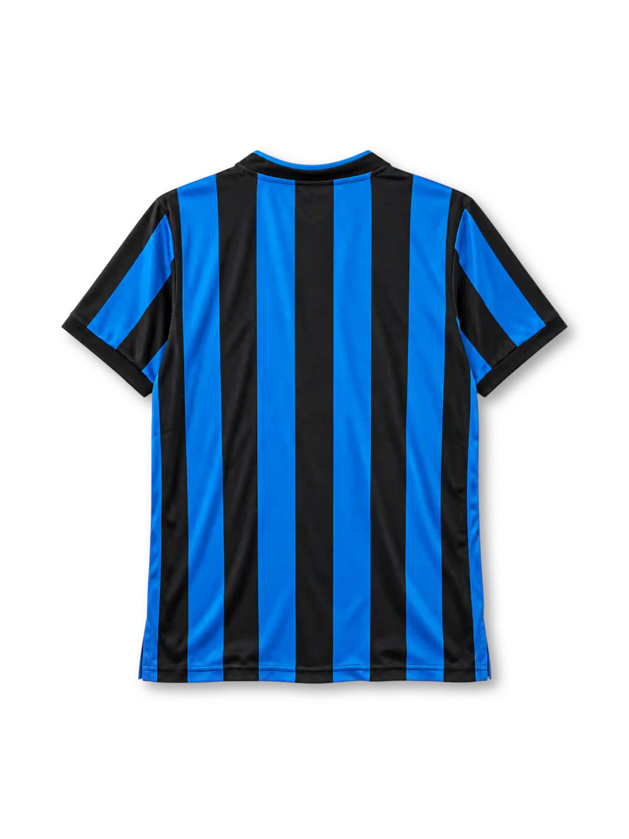 Inter Milan 1988-90 home jersey Uhlsport front view blue black stripes