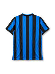 Inter Milan 1988-90 home jersey Uhlsport front view blue black stripes