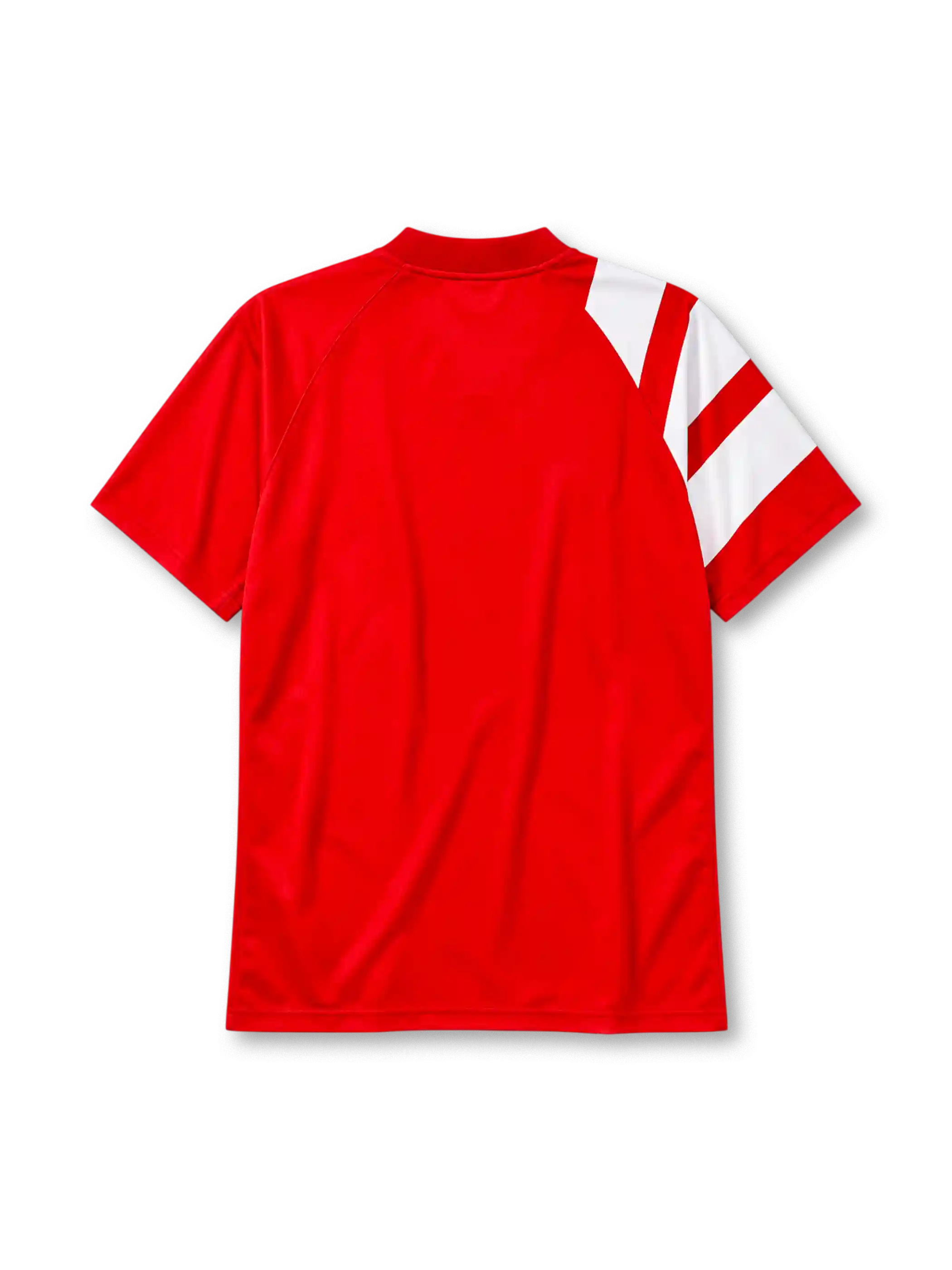 Liverpool 1991-92 home jersey adidas front view red white stripe