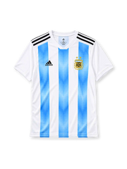 Argentina 2018 home jersey adidas front view white light blue stripes