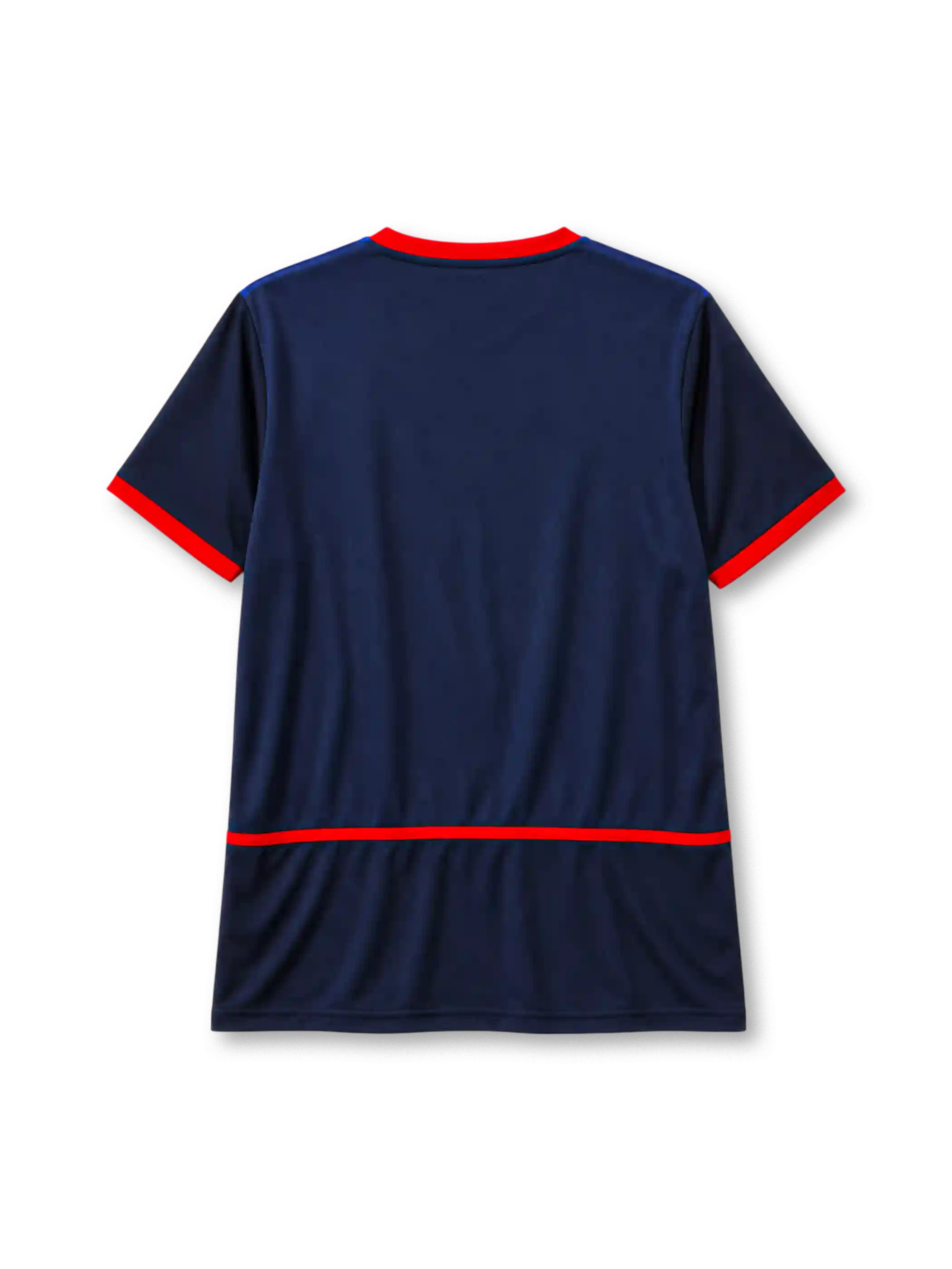 Arsenal 2002-04 away jersey Nike front view navy blue wavy graphic