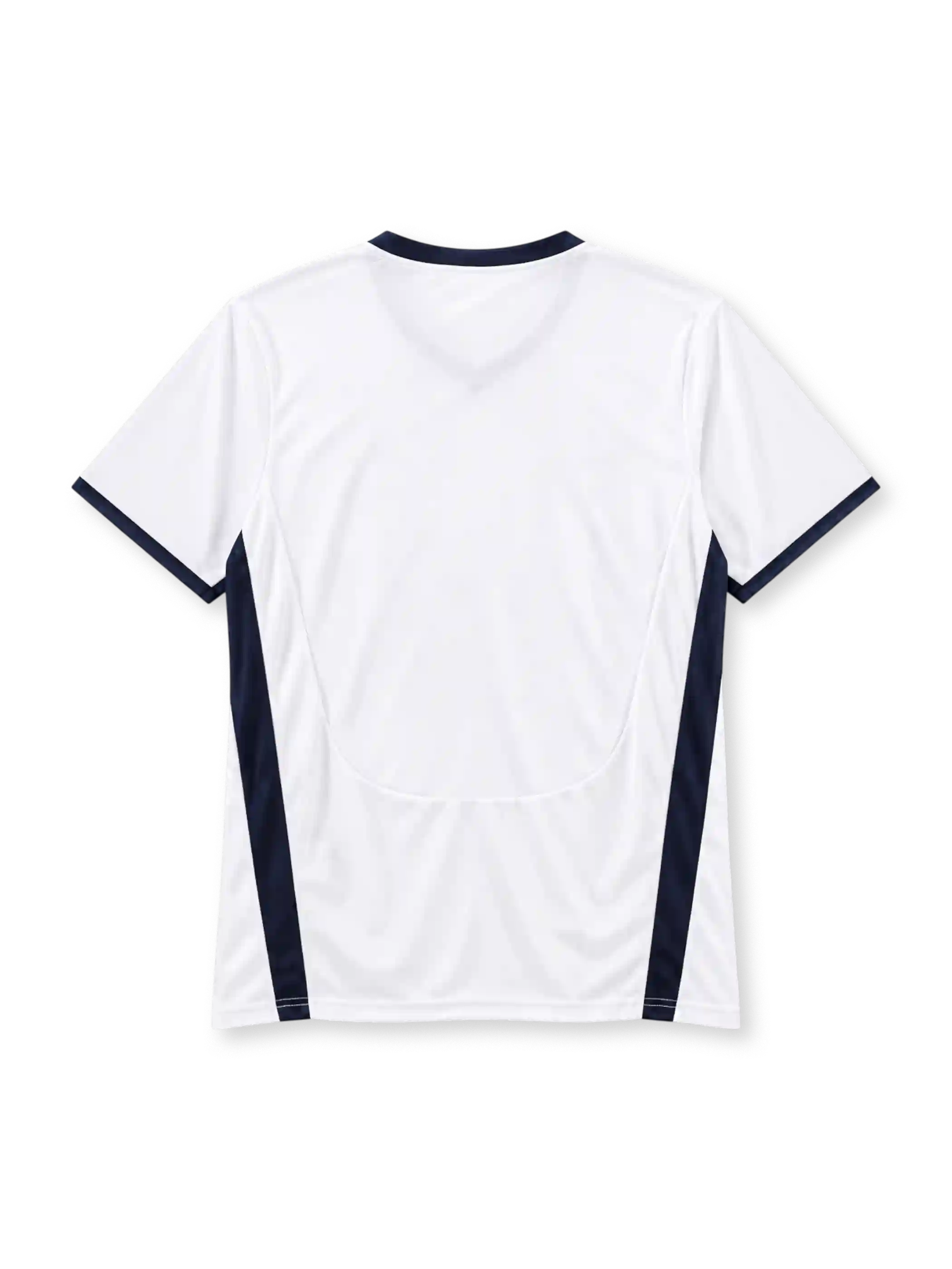Tottenham Hotspur 2008-09 home jersey in white with Mansion.com sponsor and navy side panels