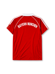 Bayern Munich 2006-07 home jersey in red with T-Com sponsor and white polo collar