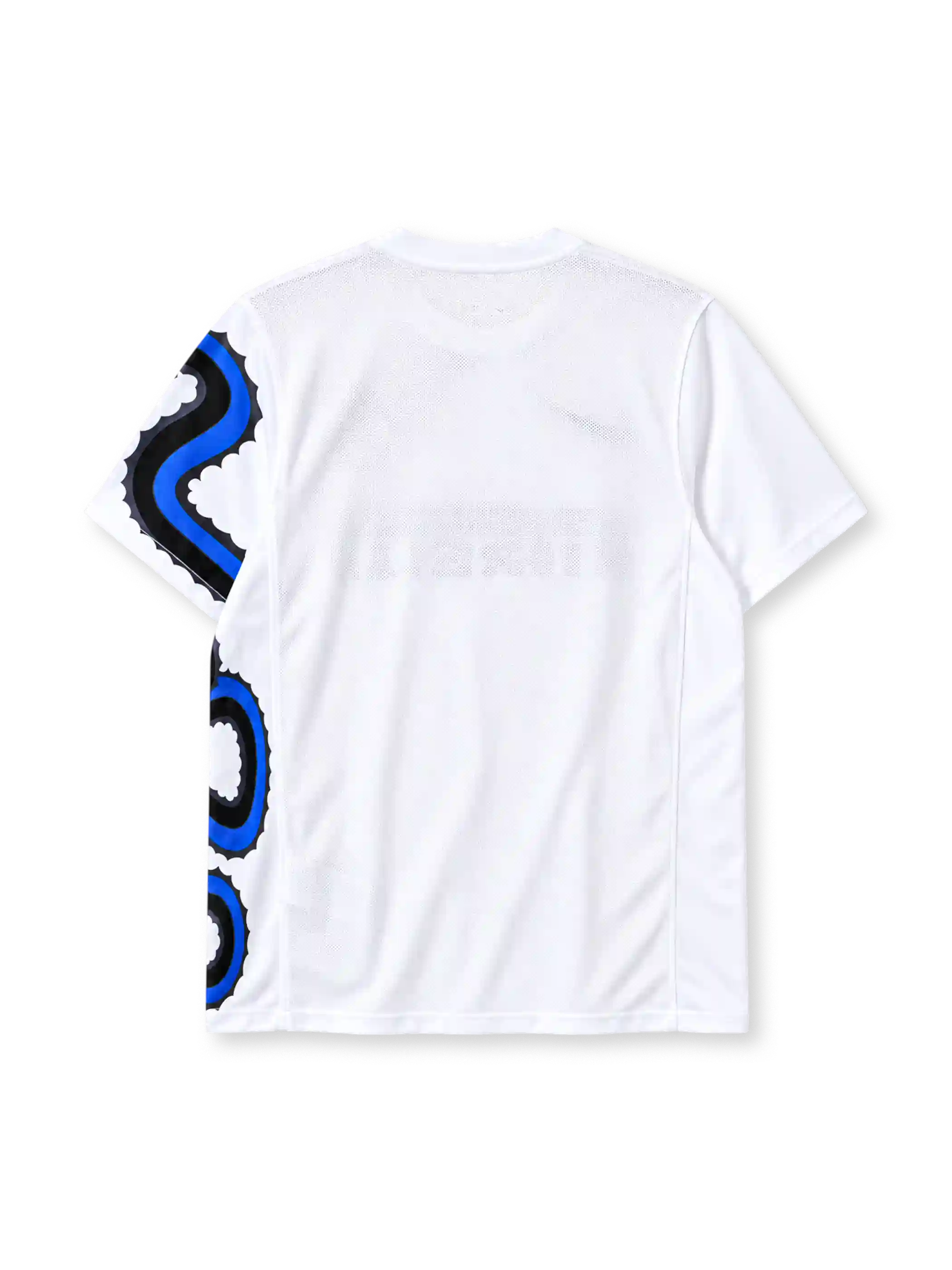 Inter Milan 2010-11 away jersey in white with Pirelli sponsor and dragon tire graphic