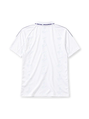 Real Madrid 1994-96 home jersey in white with Teka sponsor and Kelme paw-print pattern