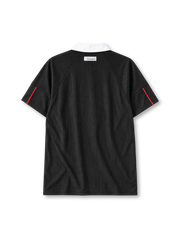 England 1998 third jersey Umbro front view black red panels