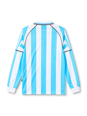 Argentina 1996-97 home jersey adidas front view light blue white stripes