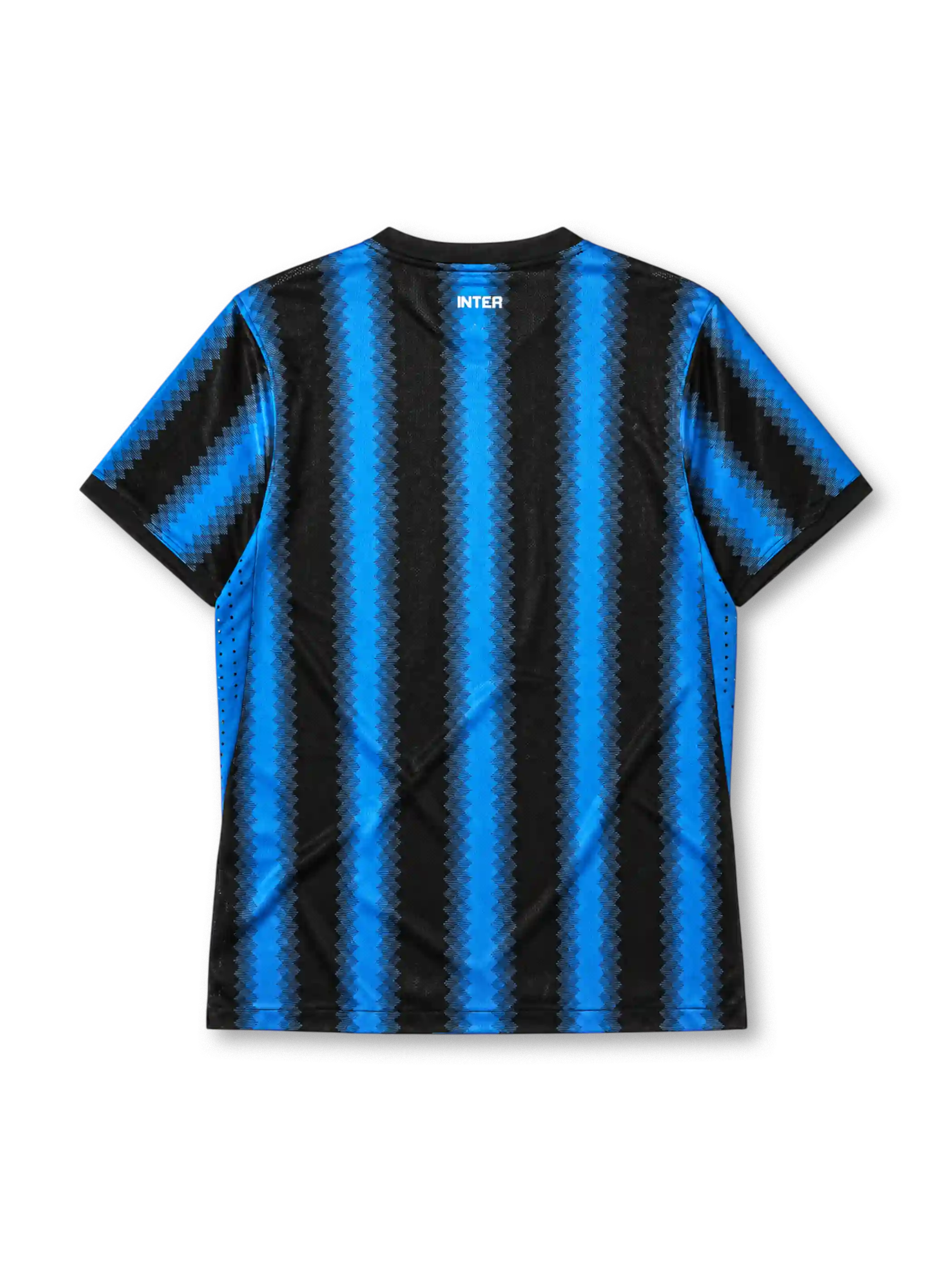 Inter Milan 2010-11 home jersey Nike front view blue black chevron