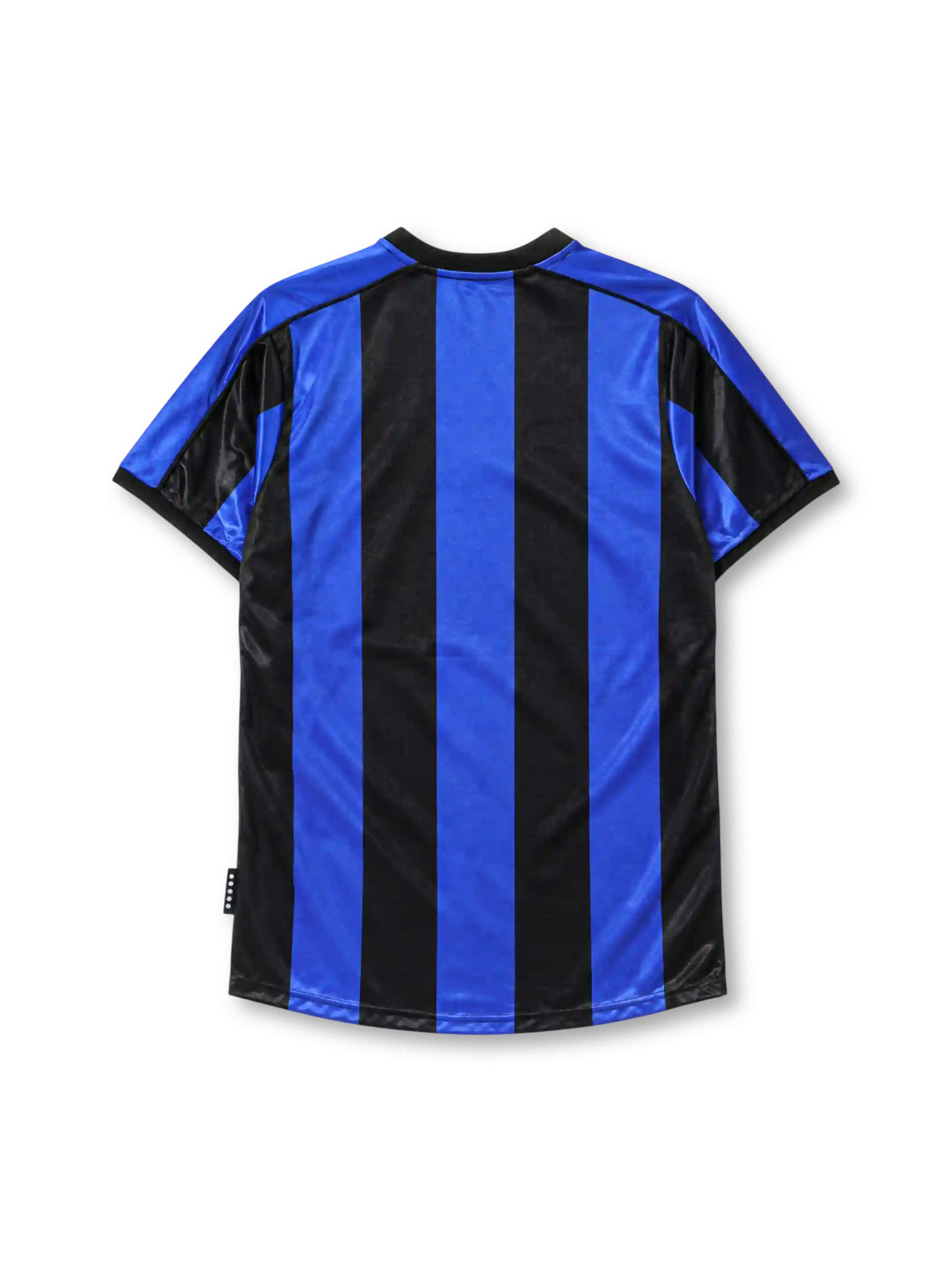 Inter Milan 1999-2000 home jersey Nike front view blue black stripes