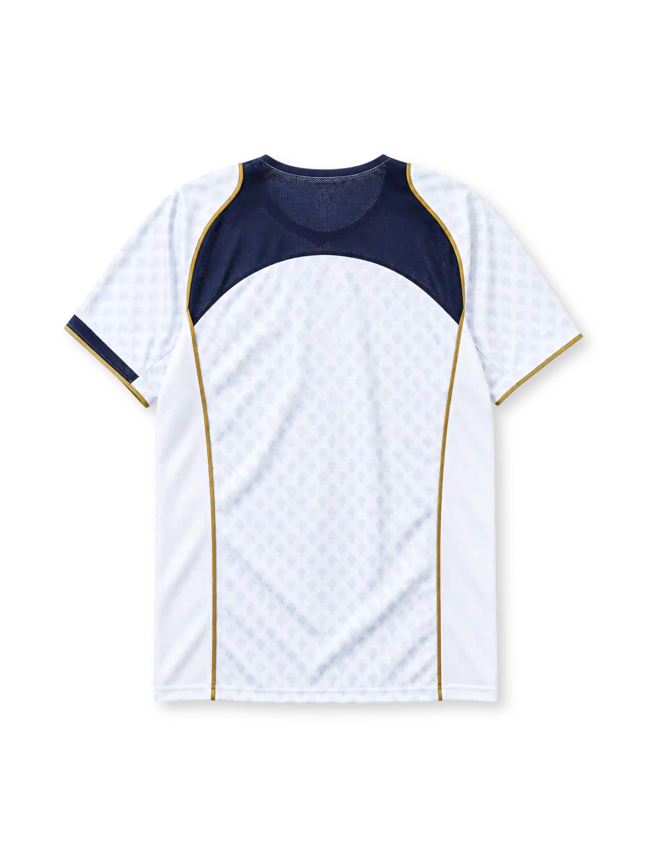 Portugal 2004 away jersey Nike front view white navy gold trim