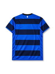 Manchester United 2011-12 away jersey Nike front view blue black hoops