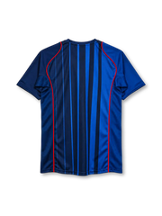 FC Barcelona 2004-05 away jersey Nike front view blue navy stripes