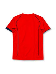 Paris Saint-Germain 2004-05 away jersey Nike front view red navy stripe