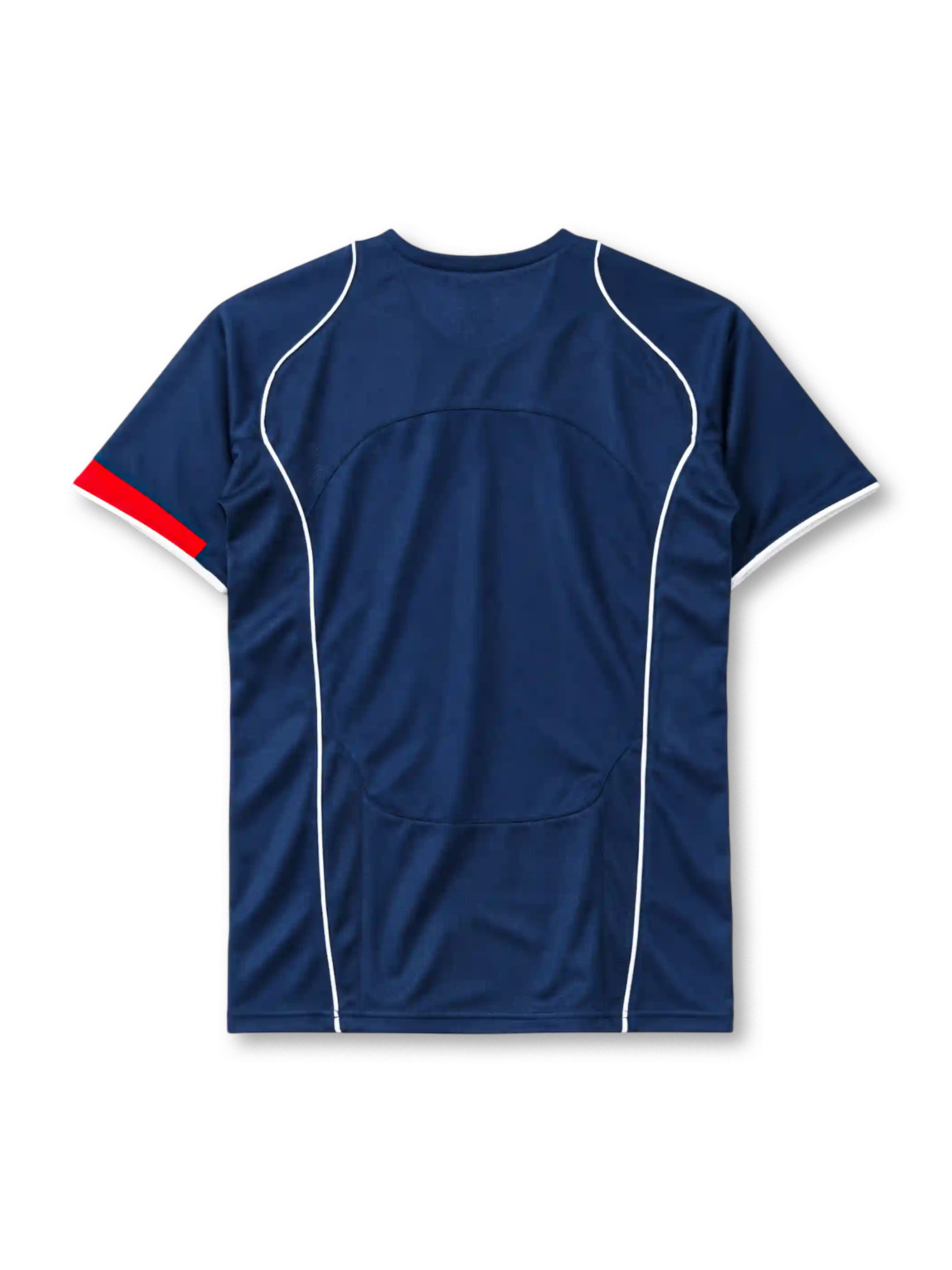 Paris Saint-Germain 2004-05 home jersey Nike front view navy red stripe
