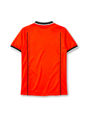 Netherlands 1998 home jersey Nike front view orange black collar