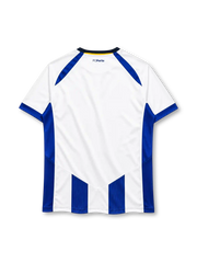 FC Porto 2013-14 home jersey Warrior front view blue white pinstripes