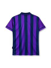 Tottenham Hotspur 1995-97 away jersey Pony front view purple navy stripes