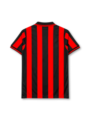 AC Milan 1997-98 home jersey Lotto front view red black stripes