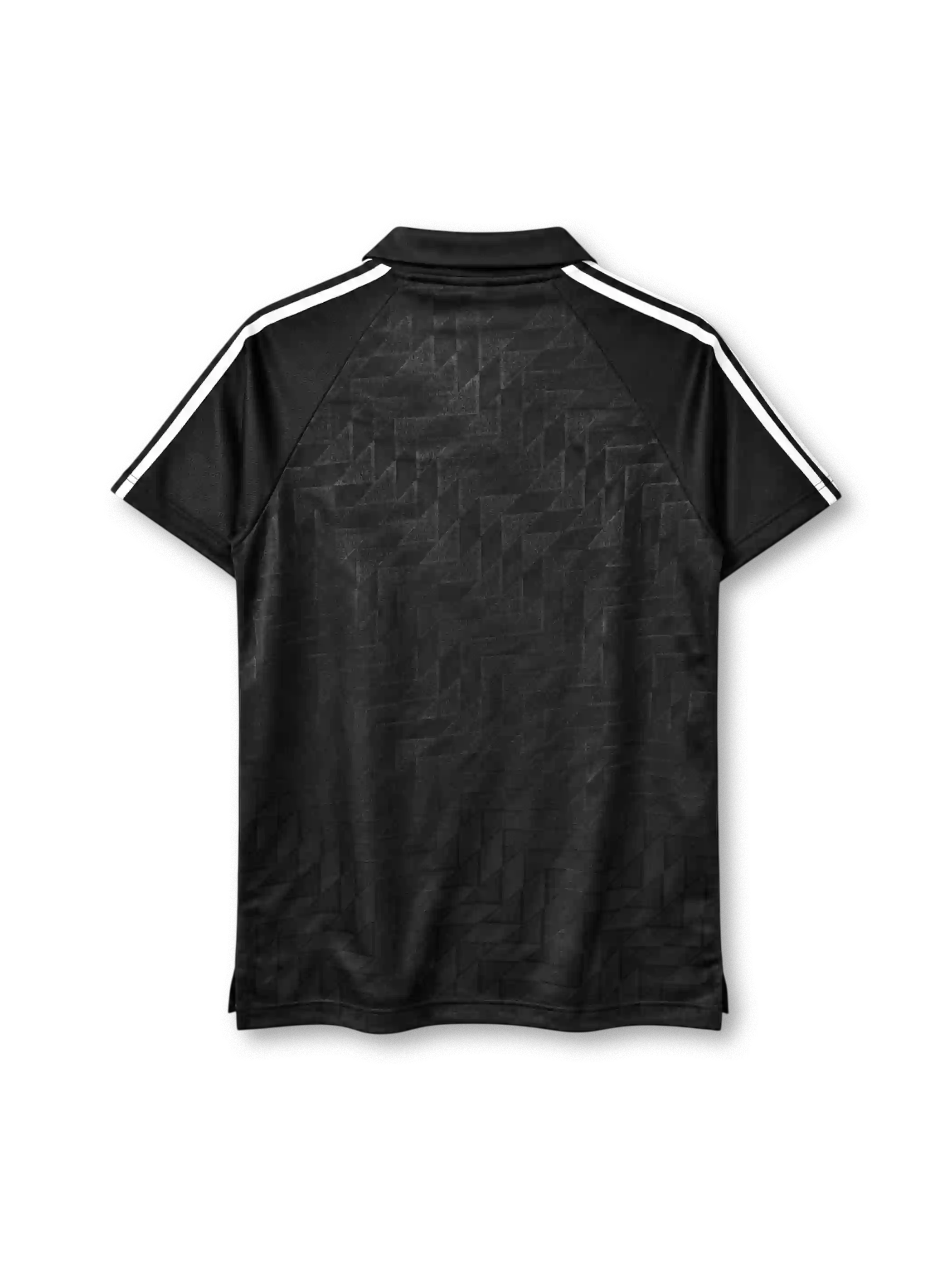 West Germany 1988-90 away jersey in black with white chevron and DFB eagle crest