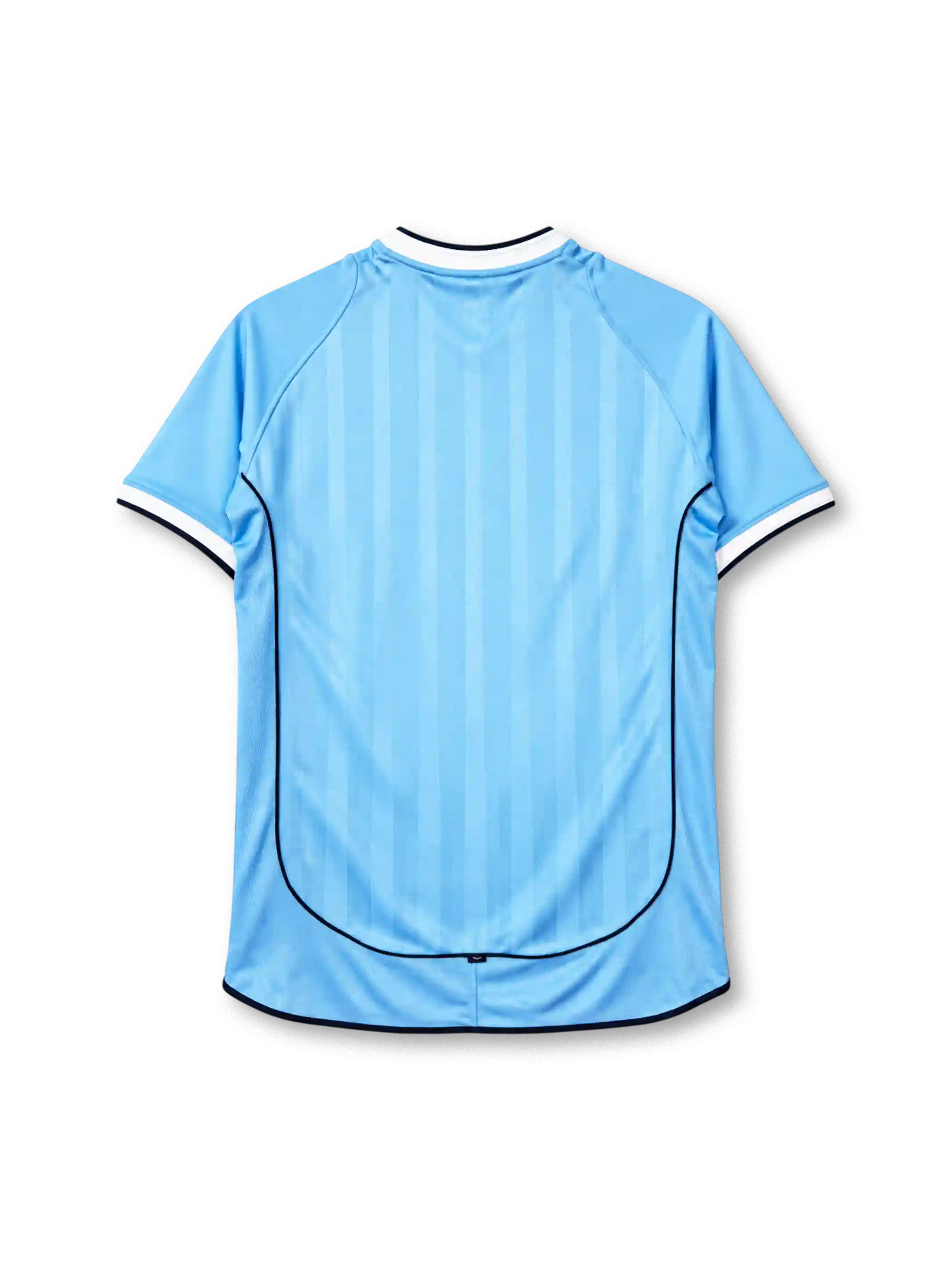Celta Vigo 2001-02 home jersey in sky blue with Citroen sponsor and central white stripe