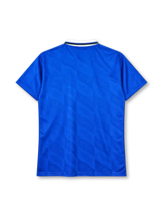 Brazil 1992 away jersey in blue with bold CBF graphic and three-star crest