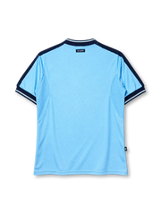 Celta Vigo 1999-00 home jersey in sky blue with Citroen sponsor and zip collar