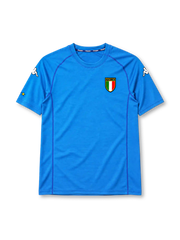Italy 2000 home jersey in blue with Italia shield crest