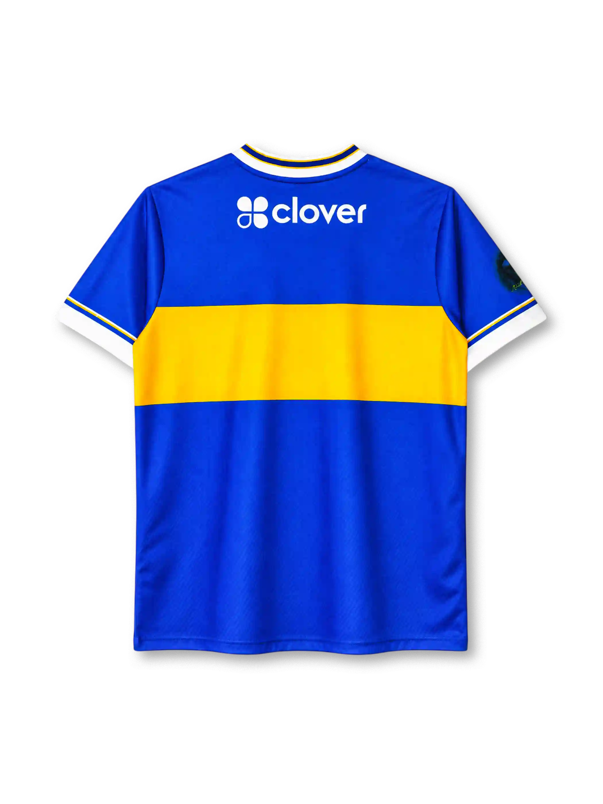 Tipperary GAA home jersey in blue with gold chest band and Clover sponsor