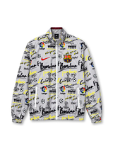 FC Barcelona Nike-Style Graffiti Track Jacket White
