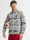 FC Barcelona Nike-Style Graffiti Track Jacket White