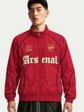 Arsenal FC Hollister Graphic Mock-Neck Jacket Dark Red