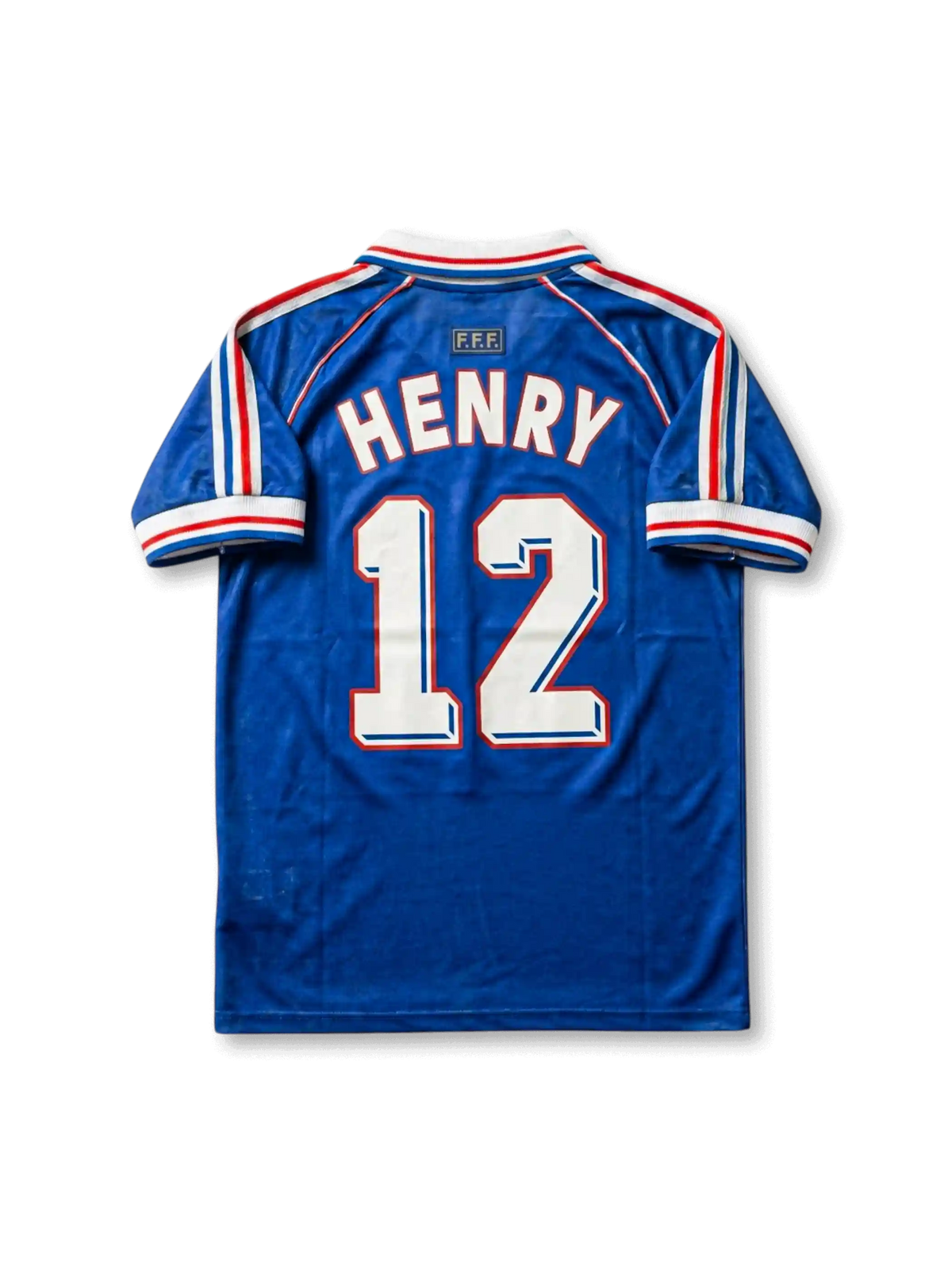 France 1998 World Cup Home Shirt #12 Henry