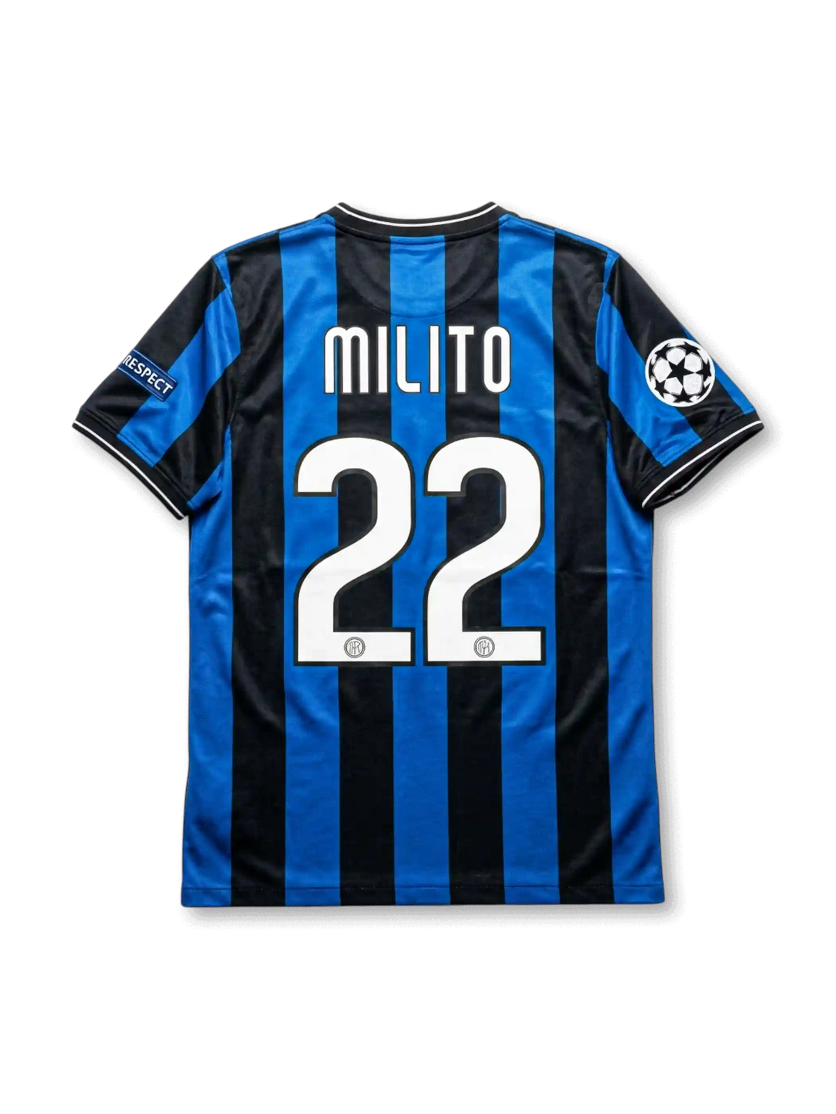 Inter 2010 Champions League Final Home Shirt #22 Milito