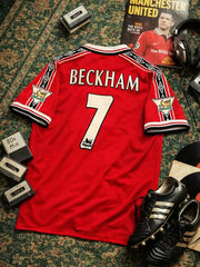Manchester United 1998-99 Home Jersey Beckham #7