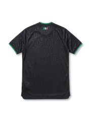 Mexico National Team Second Away Jersey Authentic (Player Issue) — Black Aztec Jacquard 2026 World Cup